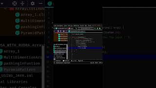 Simple pyramid pattern using for loop in java#codeing #java #shorts #program 🙂😀😃😅🥲