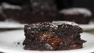 وصفة براونيز محترفة زي الكافيهات - fudgy brownies special recipe like cafes
