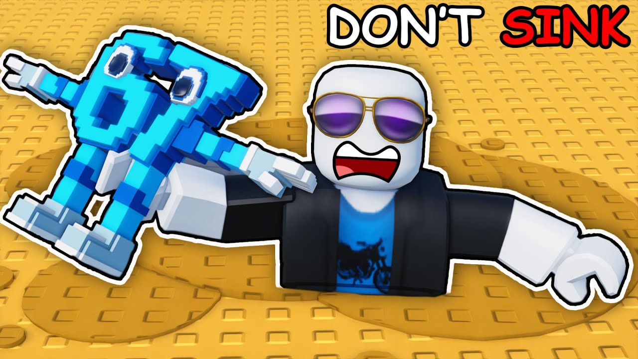 Roblox SAVE Brainrots from QUICKSAND...