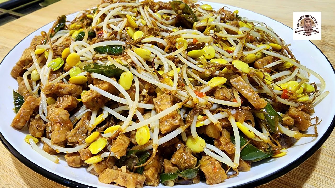 TUMIS KECAMBAH ALE TEMPE, AROMANYA MIRIP PETE DAN JENGKOL, SEDAP BANGET.