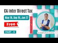 CA CS CMA Inter DT ABSOLUTELY FREE | May 26 Sep 26 Jan 27 ENGLISH Part 9 | CA Siddharth N Surana