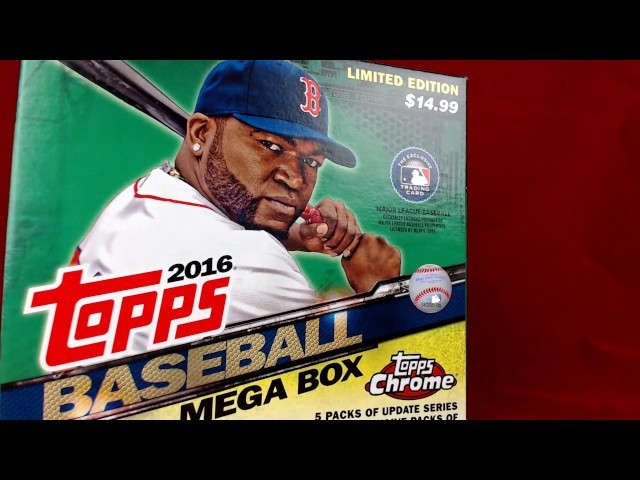 2016 Topps Baseball Mega Box Break - YouTube