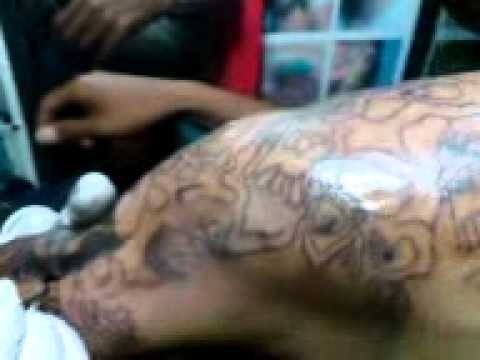  tattoo  tengkorak di  punggung  YouTube