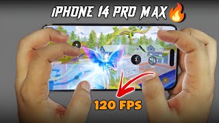 iPhone 14 pro max Bgmi test🔥| iPhone handcam gameplay | 120fps gameplay