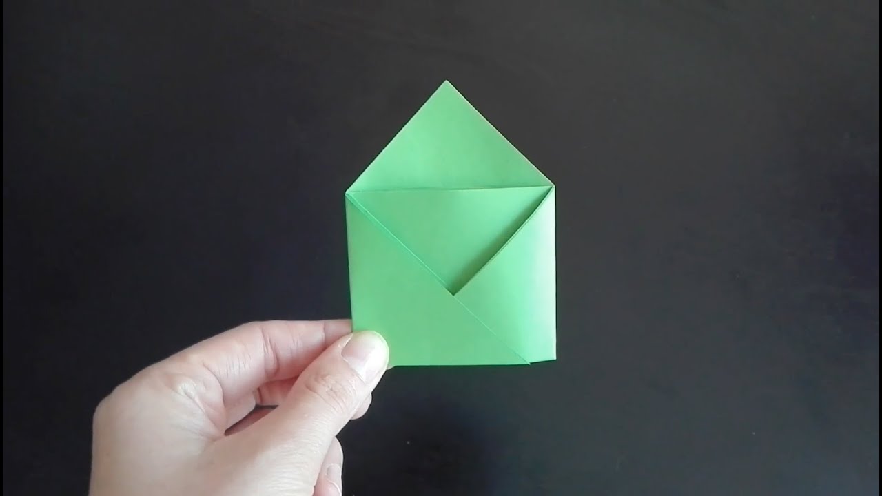 Jak zrobić kopertę origami / How to make an origami envelope - YouTube