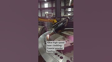 10kw laser cladding machine#lasercladding #lasercladdinghead #laserwelding #manufacturer #factory