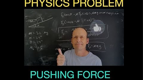 Python Physics: Force need to push a block up an incline with friction
