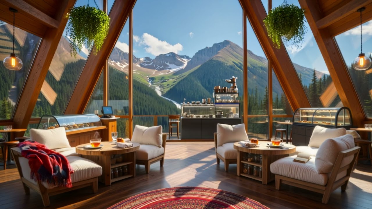 Elsewhere: Relaxing Spring Jazz Café 🎵 | Ambience for Study & Relaxation