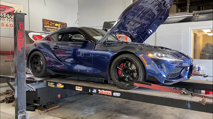 MKV Supra Dyno Pulls - new top mount turbo setup