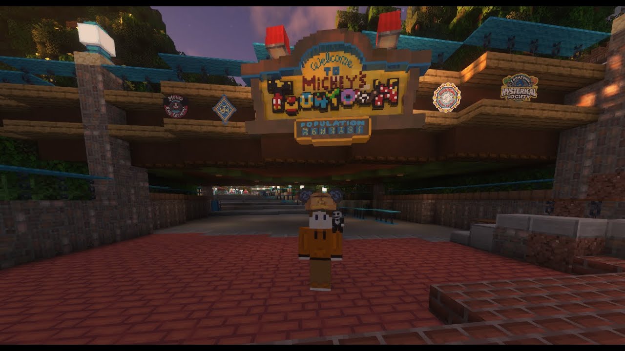 Disneyland in Minecraft: Toontown Rides