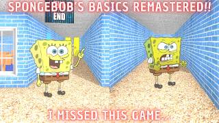 Spongebob is Back, With v1.9.9 - Spongebob's Basics Remastered - Baldi's Basics Mod