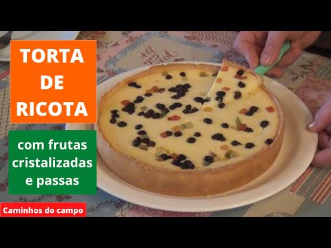 Vídeo: Torta De Requeijão Cristalizado