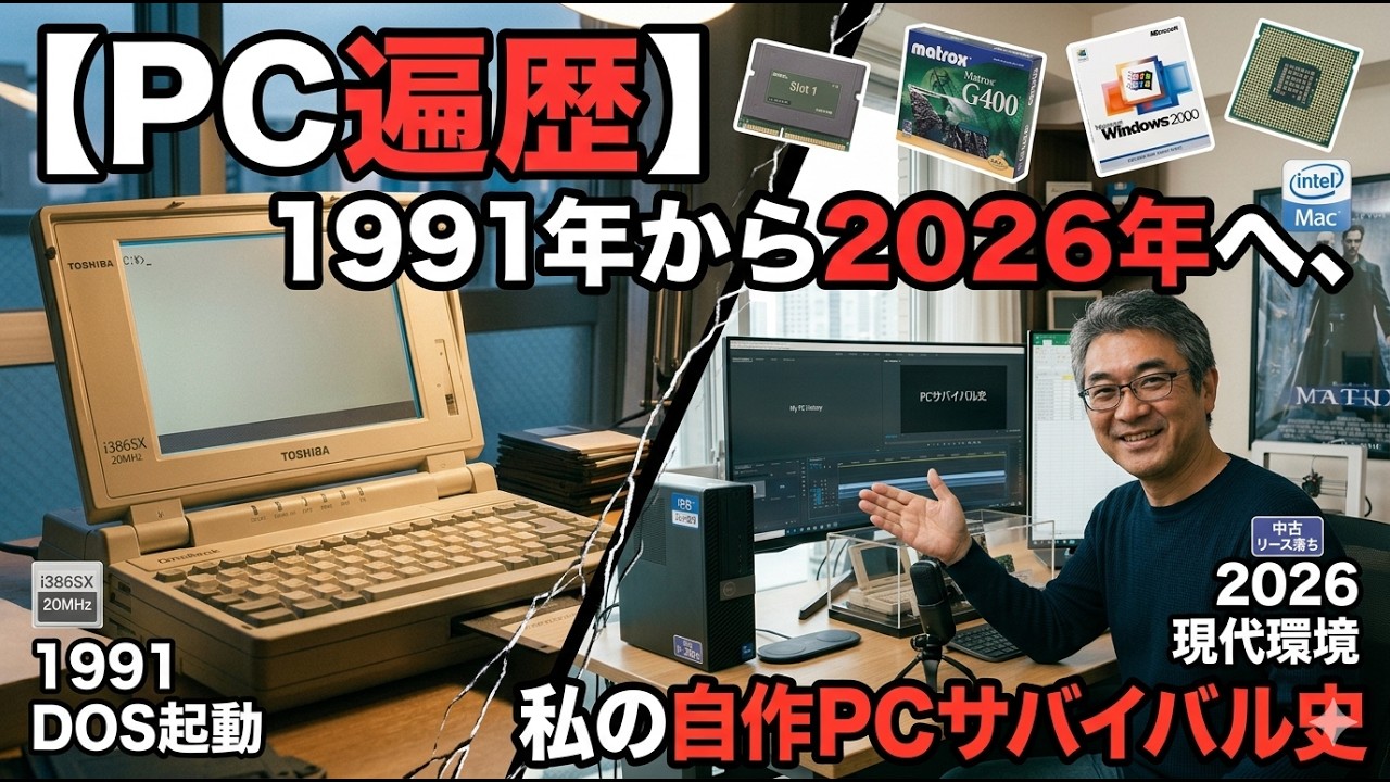 My PC History] From 1991 to 2026: My Survival History of Building
