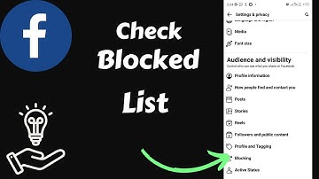 How to check blocklist on facebook 2024