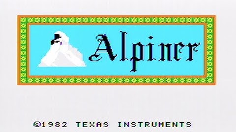 Alpiner - TI-99/4A