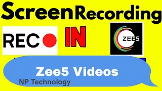 How to Screen Record in Zee5 App | Screen shot in Restricted App ?