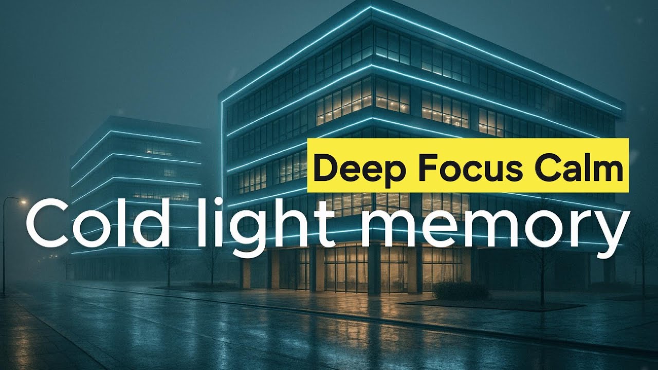 🔮 Cold Light Memory | Focus and futuristic music for calm productivity 💡🌫️📚