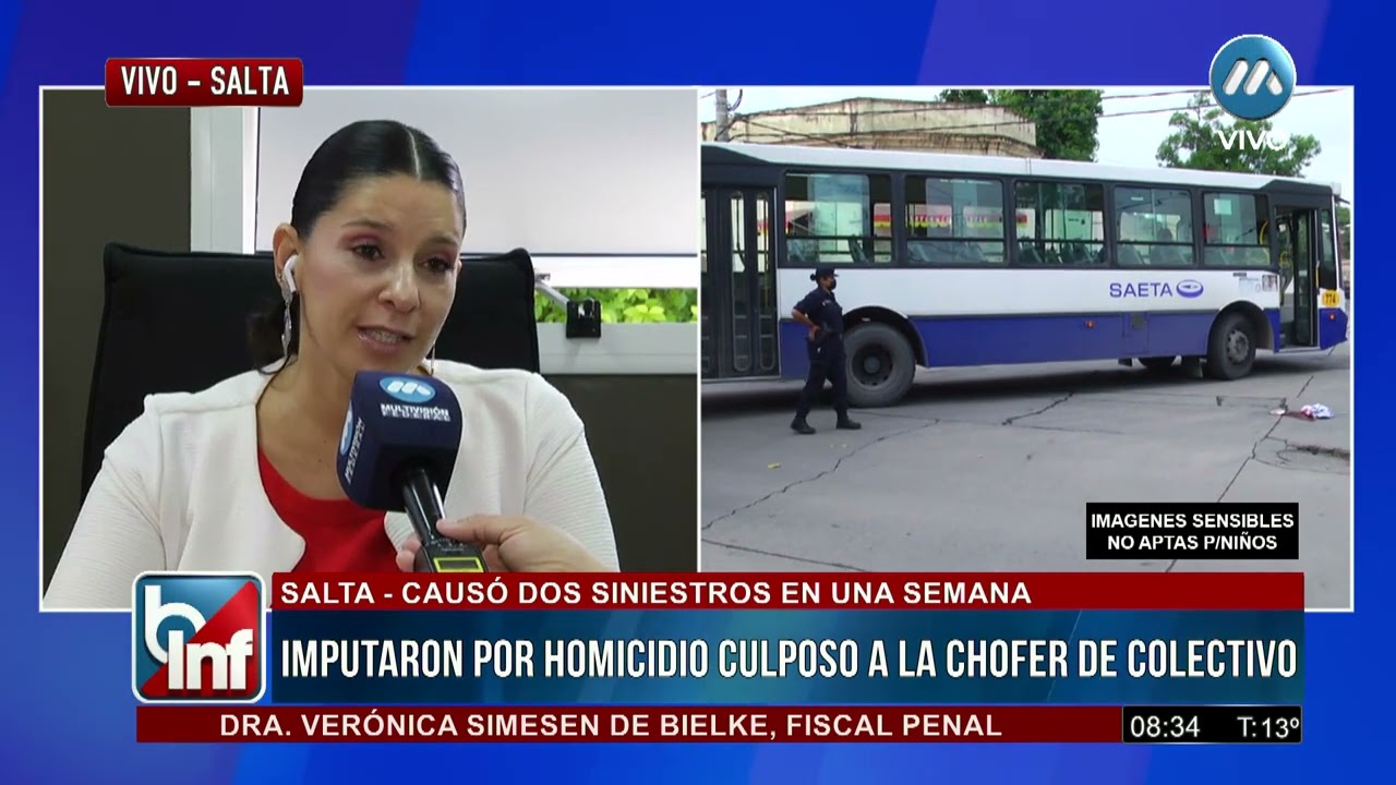 LA CHOFER IMPUTADA TENÍA LA LICENCIA VENCIDA DESDE OCTUBRE