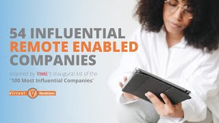 54 Influential Remote Enabled Companies | Virtual Vocations
