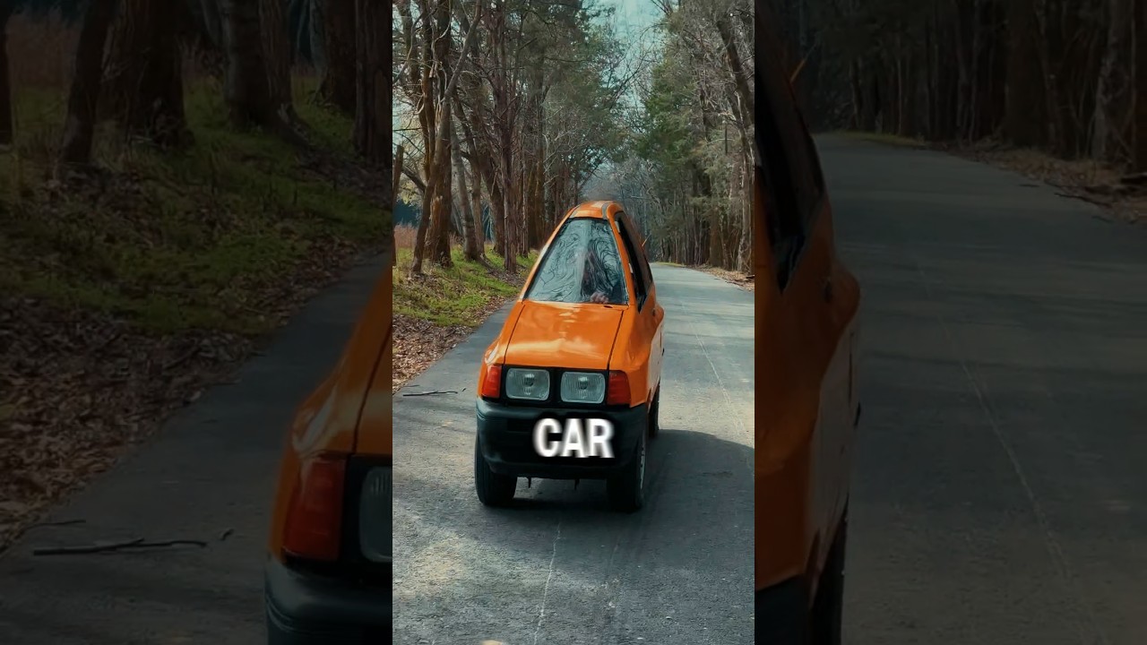 Thinnest car on planet😱😱😱? #shots #viralvideo