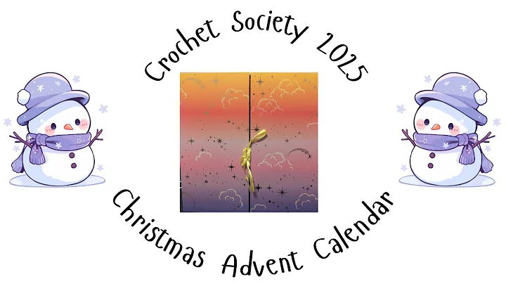 Crochet Society Advent Calendar - Day 9 Unboxing #crochetsociety #crochet #adventcalendar