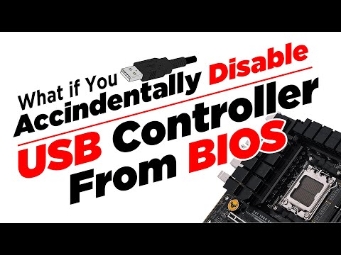What to Do if You Accidentally Disabled USB Controller From BIOS । Tutorial