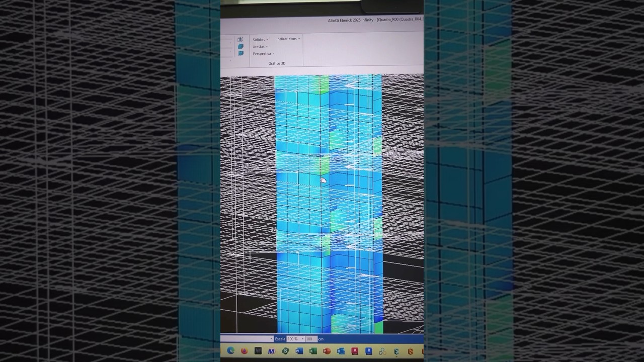Detalhamento de Núcleo Rígido do Eberick