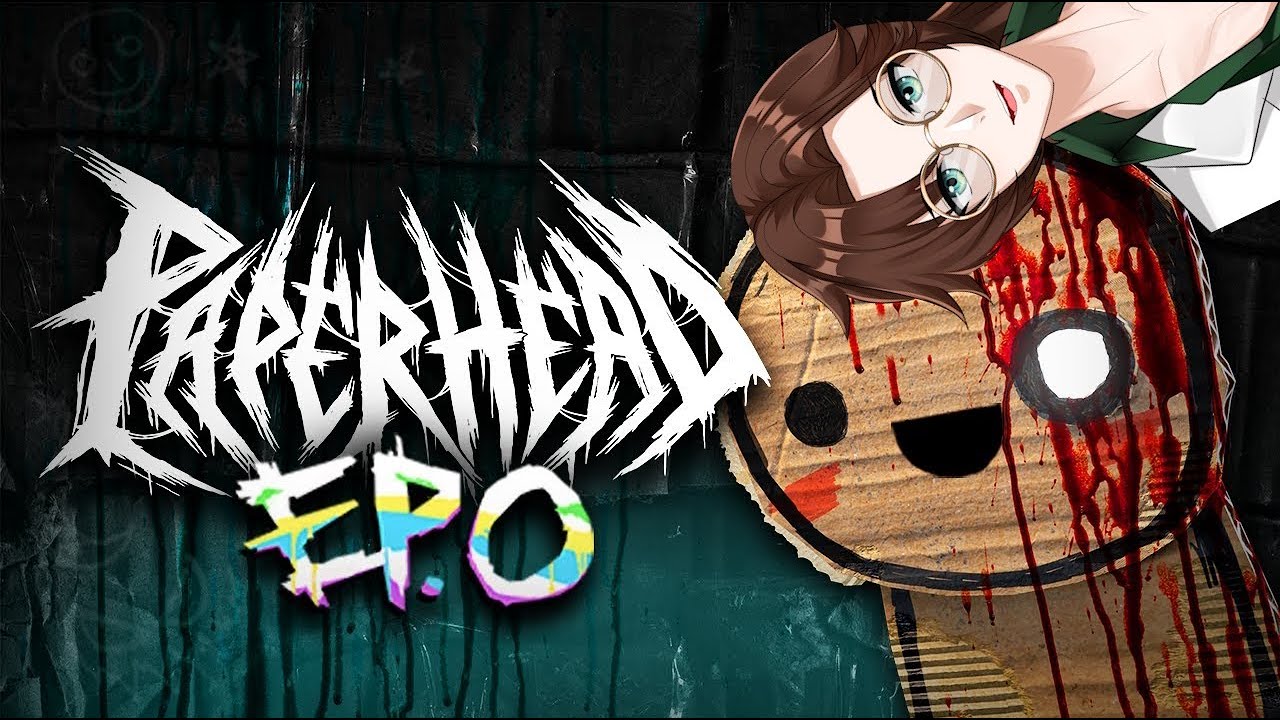[PAPERHEAD EP.0] A First Hour Experience! ≪ VOD ≫ Folding Origami in a Horror FPS