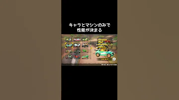 マシンのカスタムの違い マリオカートワールド 