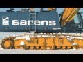 Sennebogen  at minus 40 degrees in antarctic 3300 crawler cranes under extreme conditions