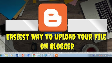 Easy Way to Upload PDF or Any other File on Blogger