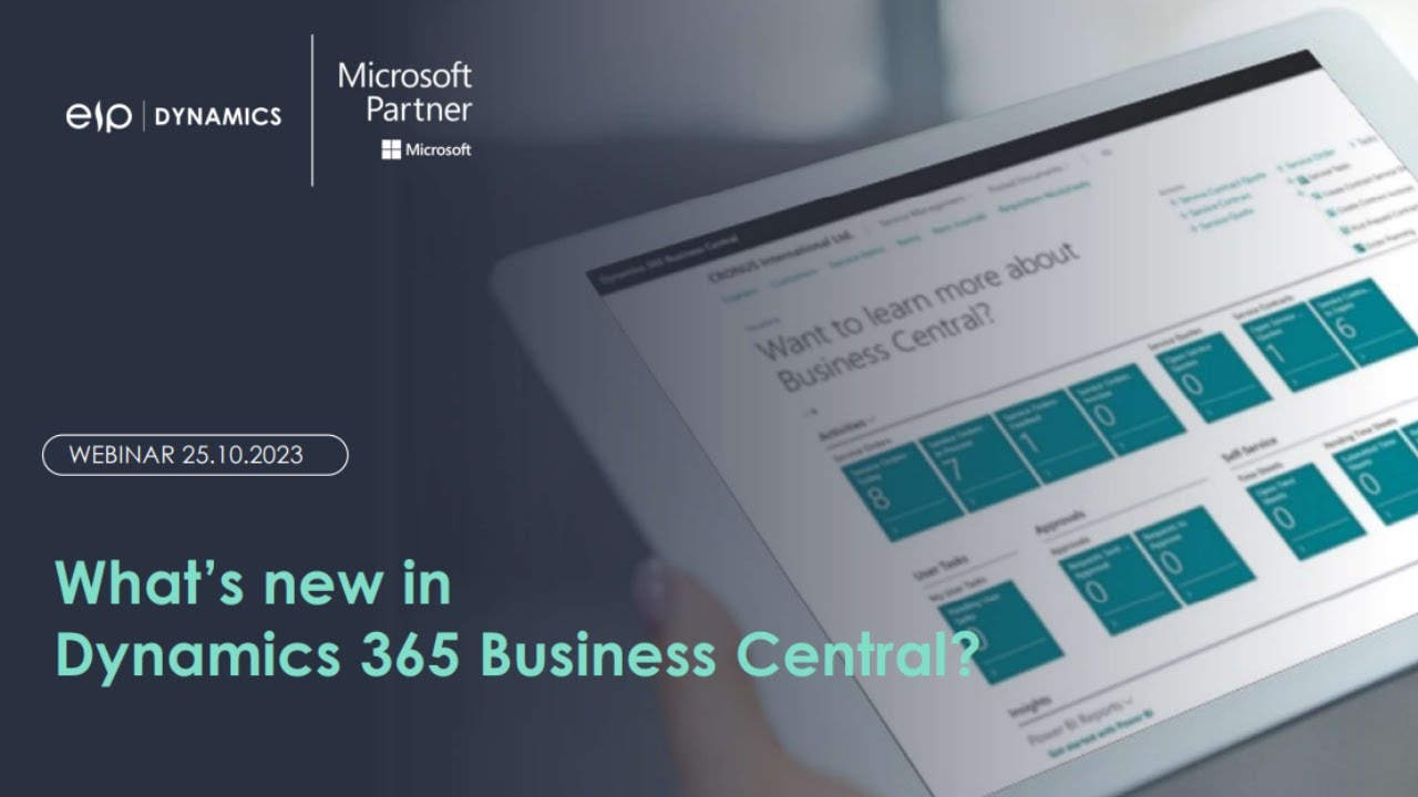 Webinar: Whats new in Dynamics 365 Business Central? - YouTube