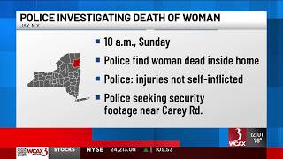 NY police investigate woman’s death in Jay, seek security footage