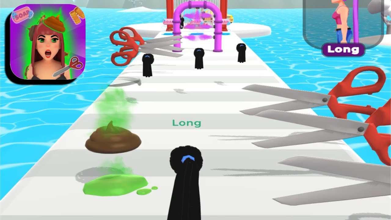 Wig Run 🌈👸🌈 Gameplay (Android, iOS) All Levels WR1GP1