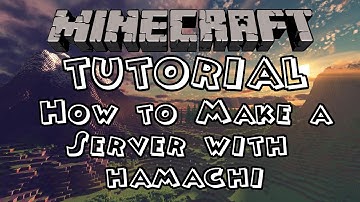 Minecraft 1.8 Tutorial: How to make a Server with Hamachi