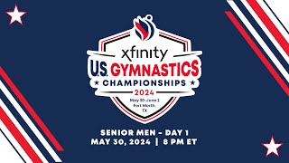 2024 Xfinity U.S. Gymnastics Championships - Senior Men - Day 1 (International Feed)