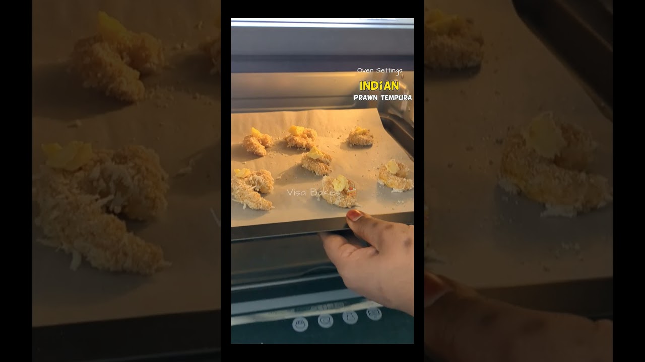 Oven Settings for Prawn Tempura😋 
