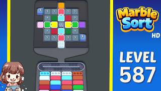 Marble Sort Level 587 Solution Walkthrough Guide