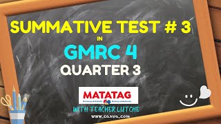 GMRC4 SUMMATIVE TEST Q3- MATATAG (LE Based)