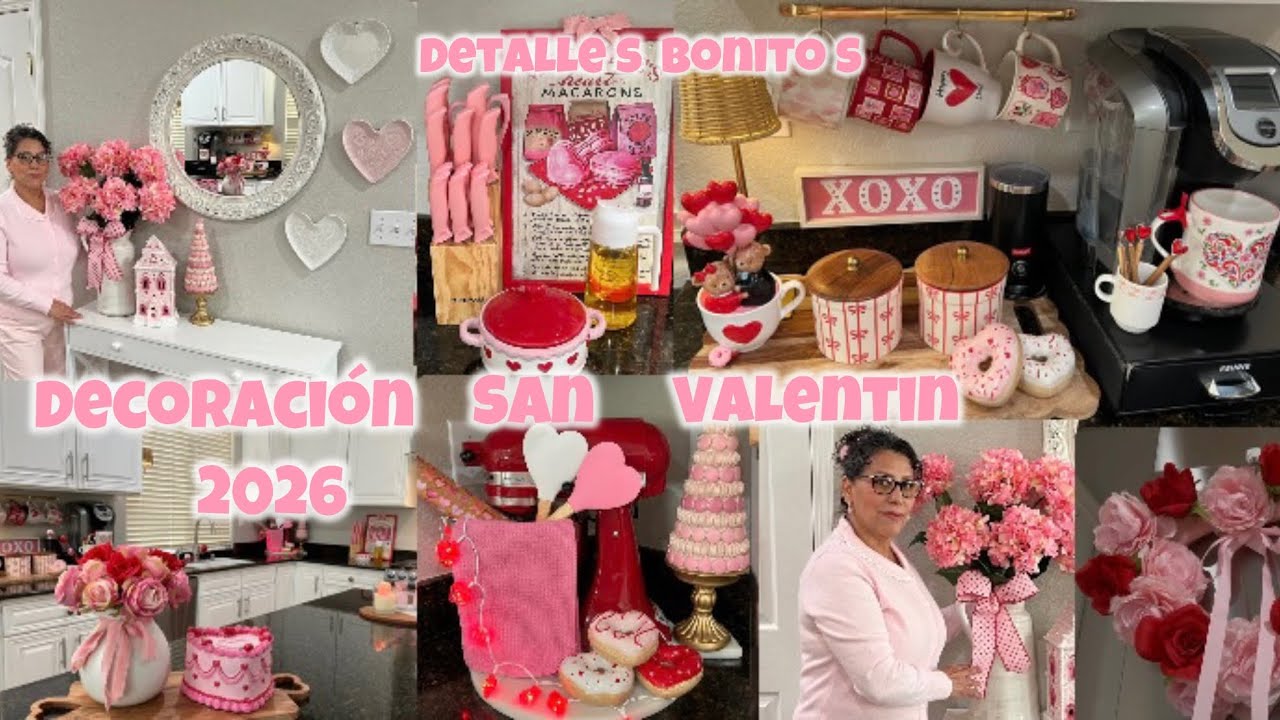 DECORACIÓN DE MI COSINA DE SAN VALENTÍN #decoración #entretenimiento #hogaracogedor #san Valentín 
