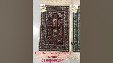 Sajadah muka panjang/Sajadah yakar mini fantasi/abdullah mustafa Centre