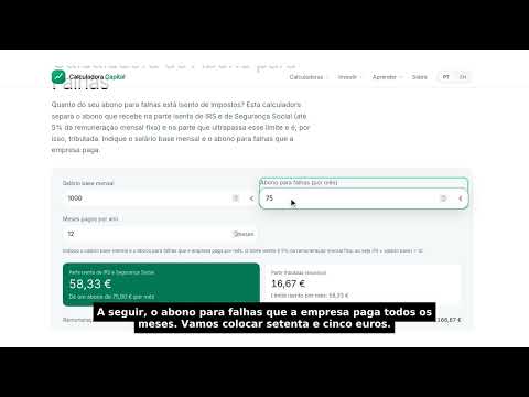 Calculadora de Abono para Falhas