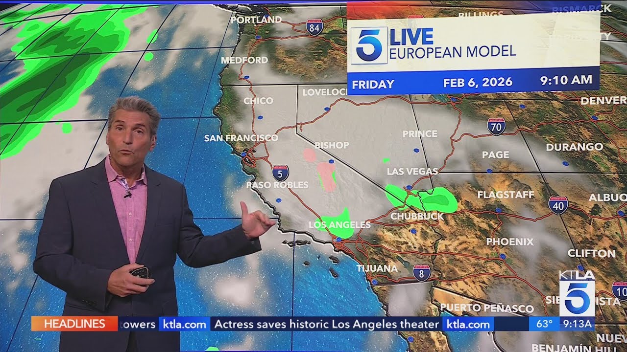 Chance of rain returns to Southern California's forecast