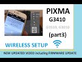 How to connect Canon PIXMA G3410 G3411 G3415 G3510 G3210 G3010 Wireless Setup