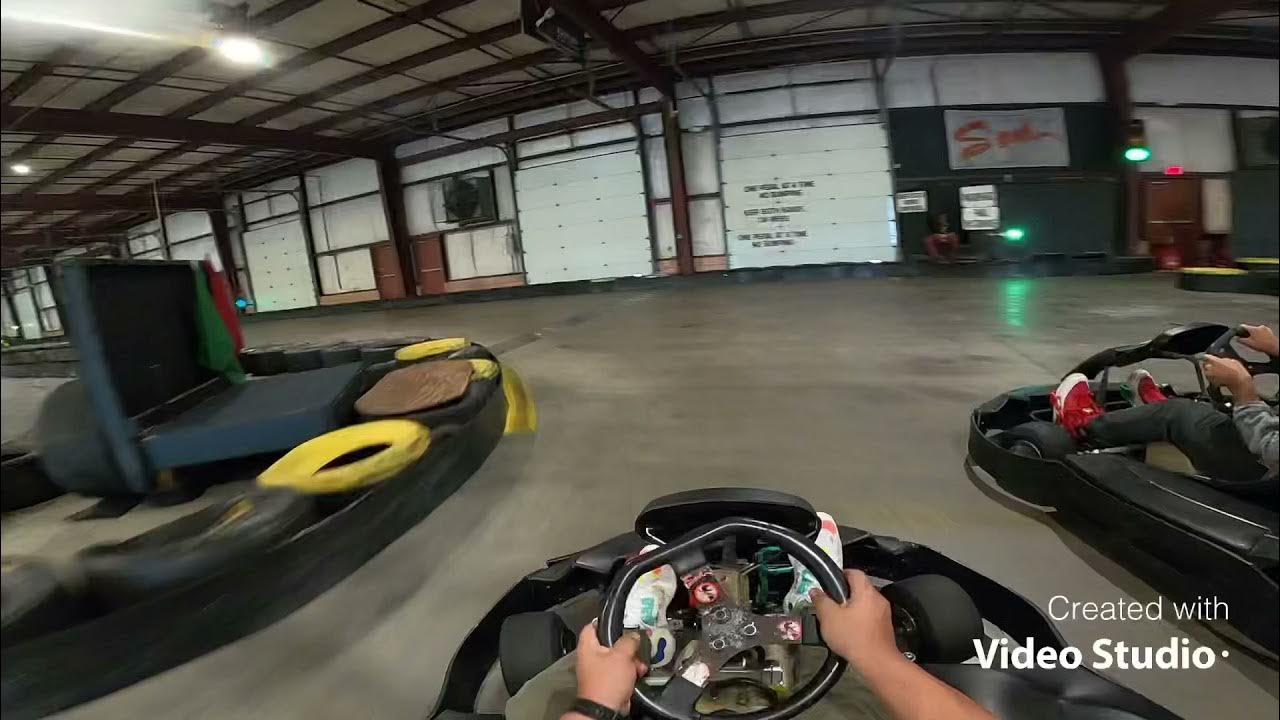 Xtreme zone go karts New Castle Delaware. Review and race YouTube