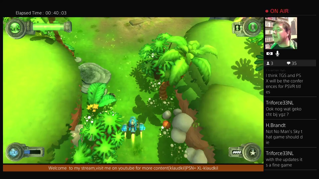 Blue Rider Ps4 pro Gameplay -  Shmup.