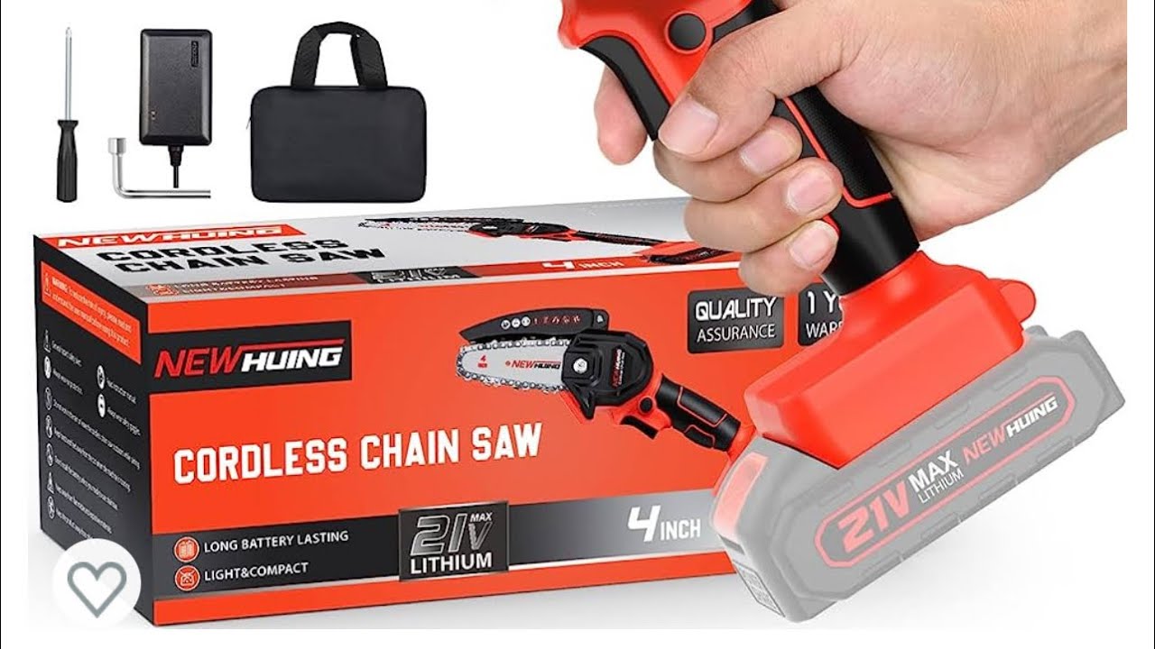 Adjusting chain on mini chainsaw YouTube