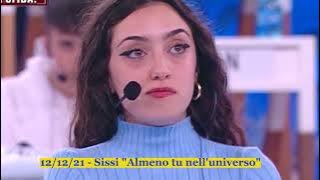 12/12/21 - Sissi - 'Almeno tu nell'universo' live cover   voto