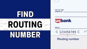 Hoe u uw Amerikaanse bankroutingnummer kunt vinden | Controleer uw Amerikaanse bankrekening- en r...