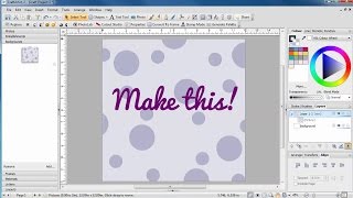 Create your own background papers to craft with!